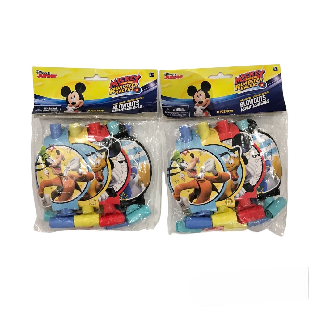 Mickey and the Roadster Racers Birthday Party Supplies Blowouts Blowers Blows